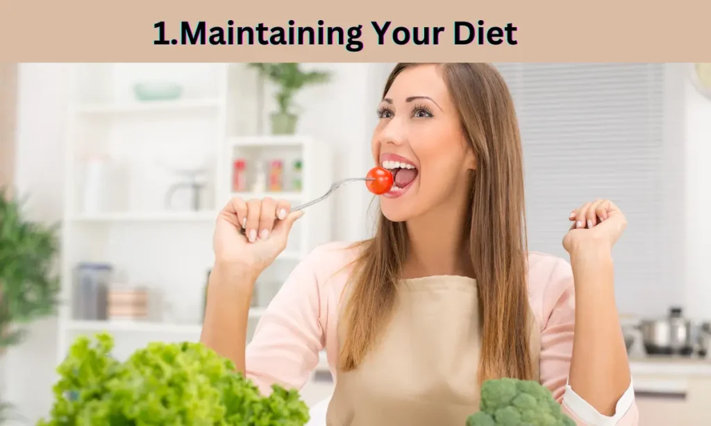 Maintaining your Diet