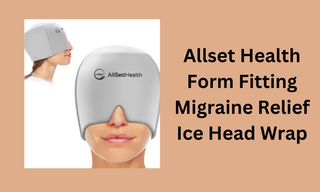 Allset Health Form Fitting Migraine Relief Ice Head Wrap